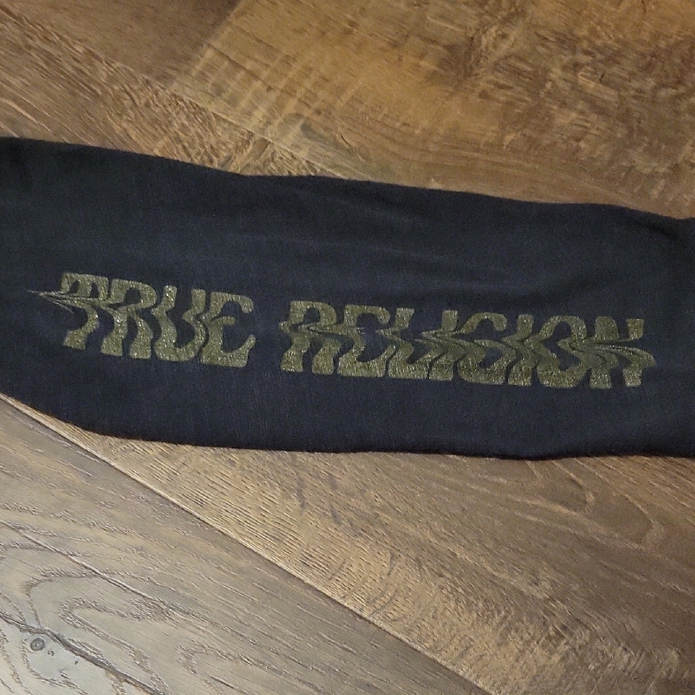 True Religion Men's Dark Gray Long Sleeve Tee - Picture 5 of 5